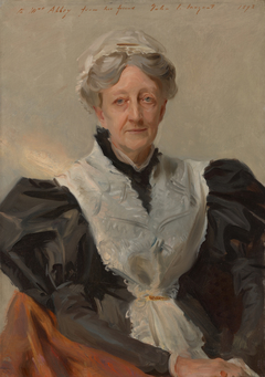 Mrs. Frederick Mead (Mary Eliza Scribner) (1822-1896) by John Singer Sargent