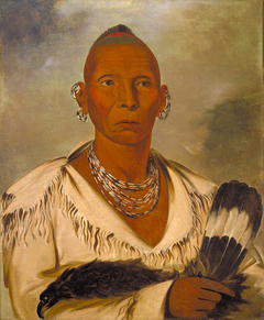 Múk-a-tah-mish-o-káh-kaik, Black Hawk, Prominent Sac Chief by George Catlin