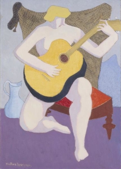 Nude with Guitar by Milton Avery