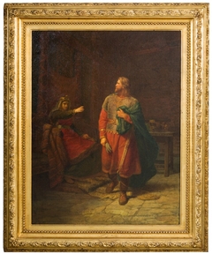 Olav Trygvason and Sigrid Storråda by Mårten Eskil Winge