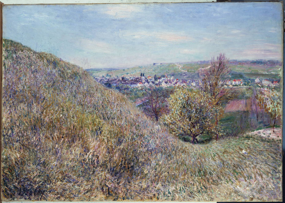 On the Hills of Moret in the Spring - Morning