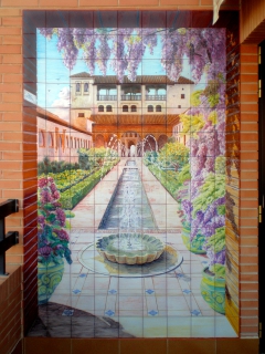 Patio de la Acequia (Generalife, Granada, Spain) by José Angulo