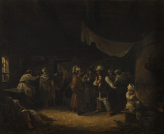 Peasants in an Inn by Franciszek Kostrzewski