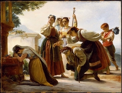 Pilgrimage in the Roman Campagna by François-Joseph Navez
