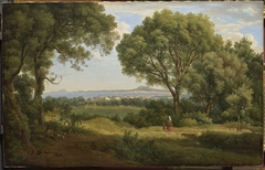 Portici, paysage by Josef Rebell