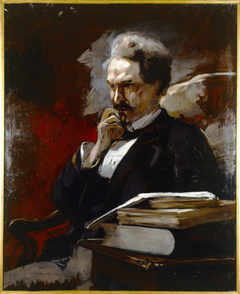 Portrait d'Henri Rochefort (Victor-Henri, marquis de Rochefort-Luçay, dit), journaliste, homme politique et écrivain (1831-1913) by Auguste Baud-Bovy