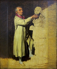 Portrait de Jean-Antoine Houdon, sculpteur by Louis-Léopold Boilly