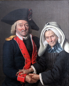 Portrait de René Dogereau et de Perrine Trouillard, couple de centenaires by Remi-Fursy Descarsin