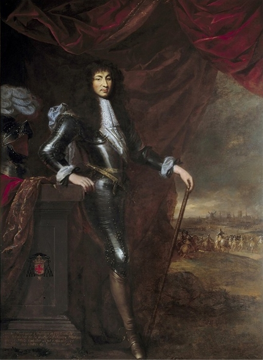 "Portrait en pied de Louis XIV" Charles Le Brun - Artwork on USEUM