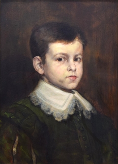 Portrait of a Boy in Van Dyck Costume by William Merritt Chase