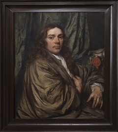 Portrait of a man, probably Rutger Tichler (1639-1679) by Pieter van Anraedt