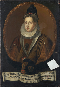 Portrait of Anna Kieżgałł née Radziwiłł (ca. 1512–1554) by nieznany malarz polski