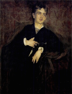 Portrait of Bertalan Karlovszky by Jenő Gyárfás