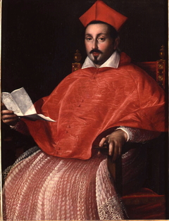 Portrait of cardinal Scipione Borghese (1577-1633) by Ottavio Leoni