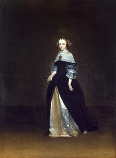 Portrait of Catarina van Leunink by Gerard ter Borch