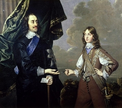 Portrait of Charles I, with his second son, James, Duke of York