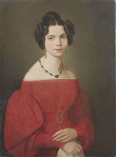 Portrait of Franziska Schier by Karl Christian Aubel