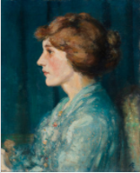 Portrait of Iseult Gonne (Mrs Francis Stuart) by George William Russell