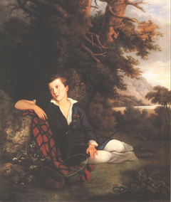Portrait of Lóránd Eötvös as a Young Man by Gustav Friedrich Keleti