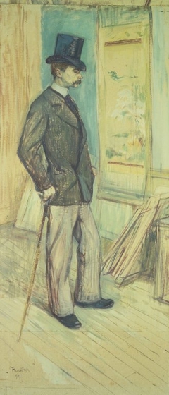 Portrait of M. Paul Sescau (Portrait de M. Paul Sescau) by Henri de Toulouse-Lautrec