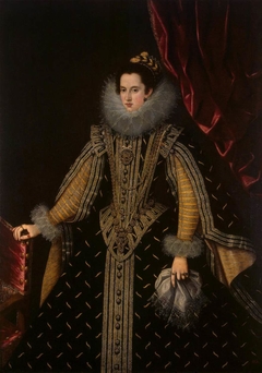 Portrait of Margarita Aldobrandini, Duchess of Parma by Bartolomé González y Serrano