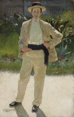 Portrait of Stanisław Czajkowski, painter, artist’s brother by Józef Czajkowski