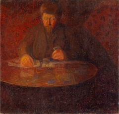 Portrait of the Painter Wilhelm Wetlesen by Thorvald Erichsen