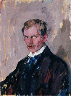 Portrait of the Poet Olaf Bull by Henrik Lund