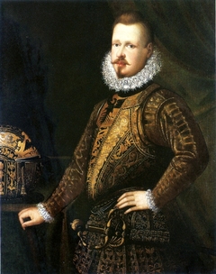 Portrait of Vincenzo I Gonzaga, Duke of Mantua. by Jean Bahuet