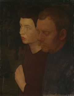 Portraits of the Painters Oluf Wold-Torne and Alfred Hauge by Thorvald Erichsen