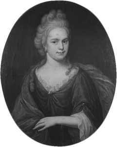 Portret van Anna Elisabeth Voet (1686-1724) by Martinus de la Court
