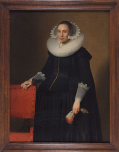 Portret van Barbara Glagau, echtgenote van Assuerus Strockel by anonymous painter