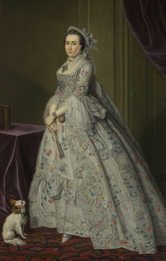 Portret van Cecilia de Clercq by Tibout Regters