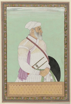 Portret van Dalil-khan, groot-vizier van Aurangzeb, is gouverneur (subagar) van de provincie Deccan geweest; hij is afkomstig van de Rohela Pathanen by Unknown Artist