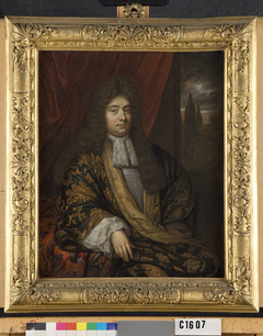 Portret van een man, mogelijk Adriaan Hoffer (1656-1712)