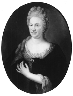 Portret van Engelberta van Brienen (1653-1716), echtgenote van Paulus Voet van Winssen by Martinus de la Court