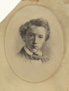 Portret van G.W.F. Oldewelt by Ferdinand Oldewelt