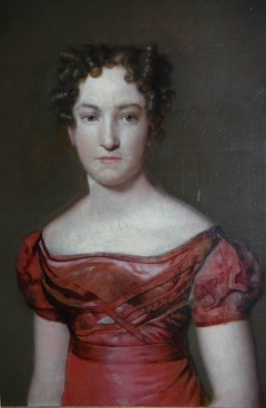 Portret van Henriëtte Casimira Johanna Wilhelmina Barones von Asbeck zu Bergen und Munsterhausen by Willem Bartel van der Kooi