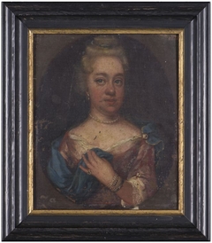 Portret van His Mary van Burmania by anonymous painter