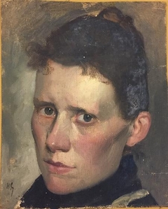 Portret van Lily Goovaerts by Henri Goovaerts