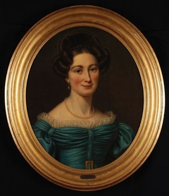 Portret van Maria Jacoba Jan Engels (1807-1833) by Cornelis Cels