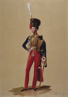 Prince George of Cumberland (1819-1878), GCH, Colonel of the Hanoverian Guard Hussars