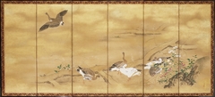 Reeds and Geese by Kanō Tsunenobu