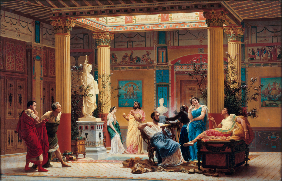 Répétition du "Joueur de flûte" et de la "Femme de Diomède" chez le prince Napoléon