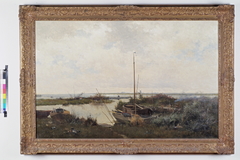 River landscape near Giethoorn by Willem Bastiaan Tholen