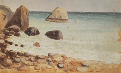 Rocky seashore. The Crimea by Arkhip Kuindzhi