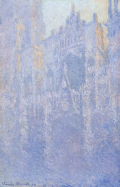 Rouen Cathedral, Portal, Morning Fog by Claude Monet