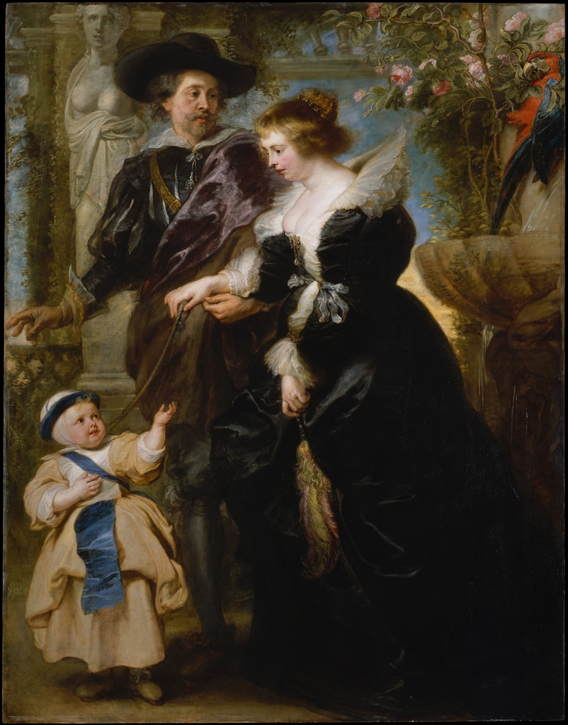 "Rubens, His Wife Helena Fourment (16141673), and One of