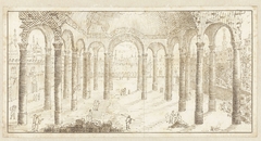 Ruïne van de Tempel van Joseph in Memphis by Johan Teyler