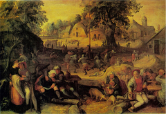 Rural Feast (Kermess) by Karel van Mander I